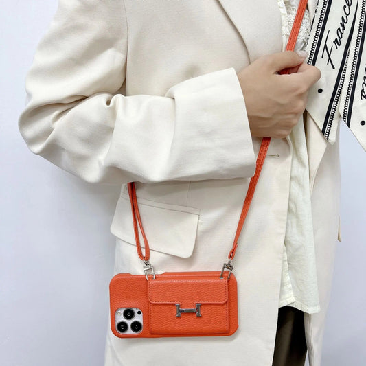 Hermès-Style iPhone Case-Horizontal - The Luxe Case