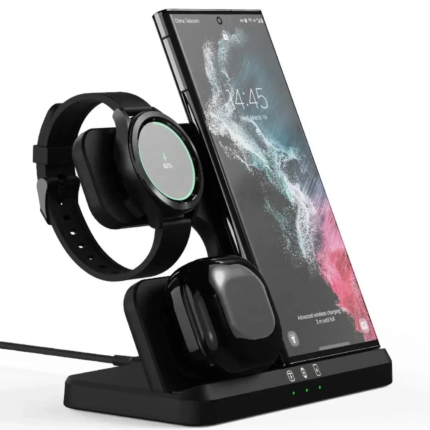 3 in 1 Wireless Charger Stand for Samsung Galaxy S23 Series - The Luxe Case