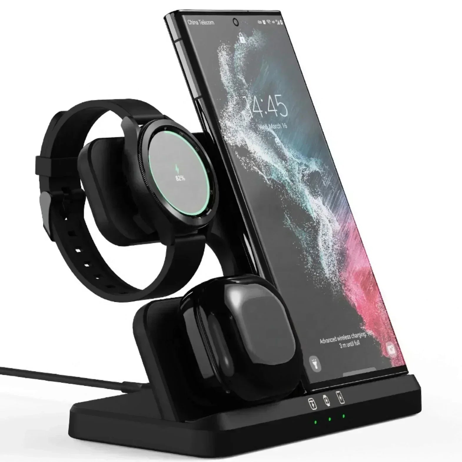 3 in 1 Wireless Charger Stand for Samsung Galaxy S23 Series - The Luxe Case