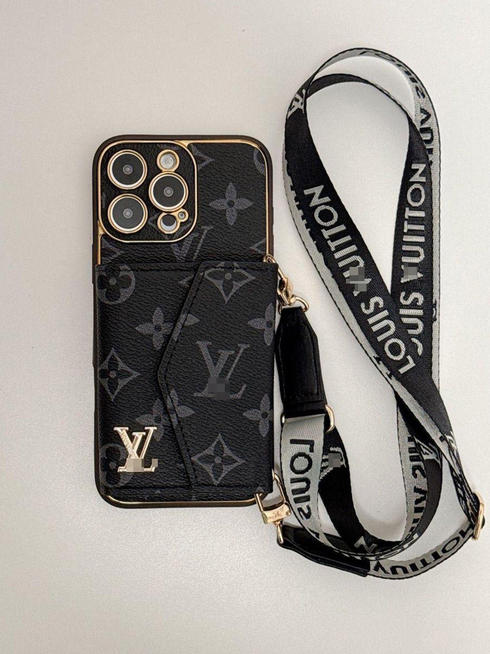 Black iPhone Case 2001 | Accordion card holder (subject to the video) - The Luxe Case