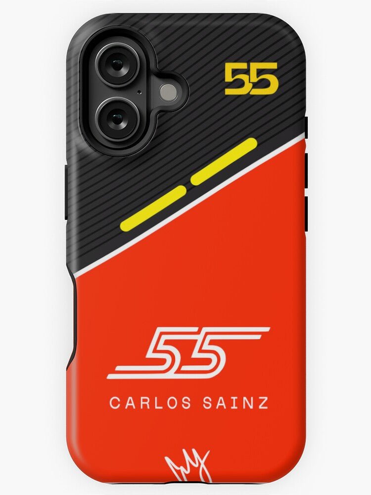 Carlos Sainz Ferrari F1 iPhone Case - The Luxe Case