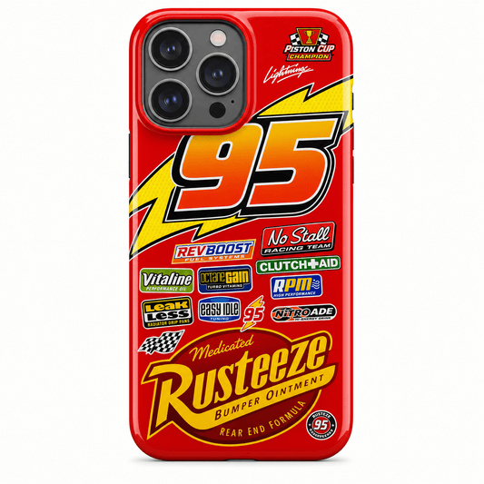 Cartoon-Style American Racing Livery iPhone Case - The Luxe Case