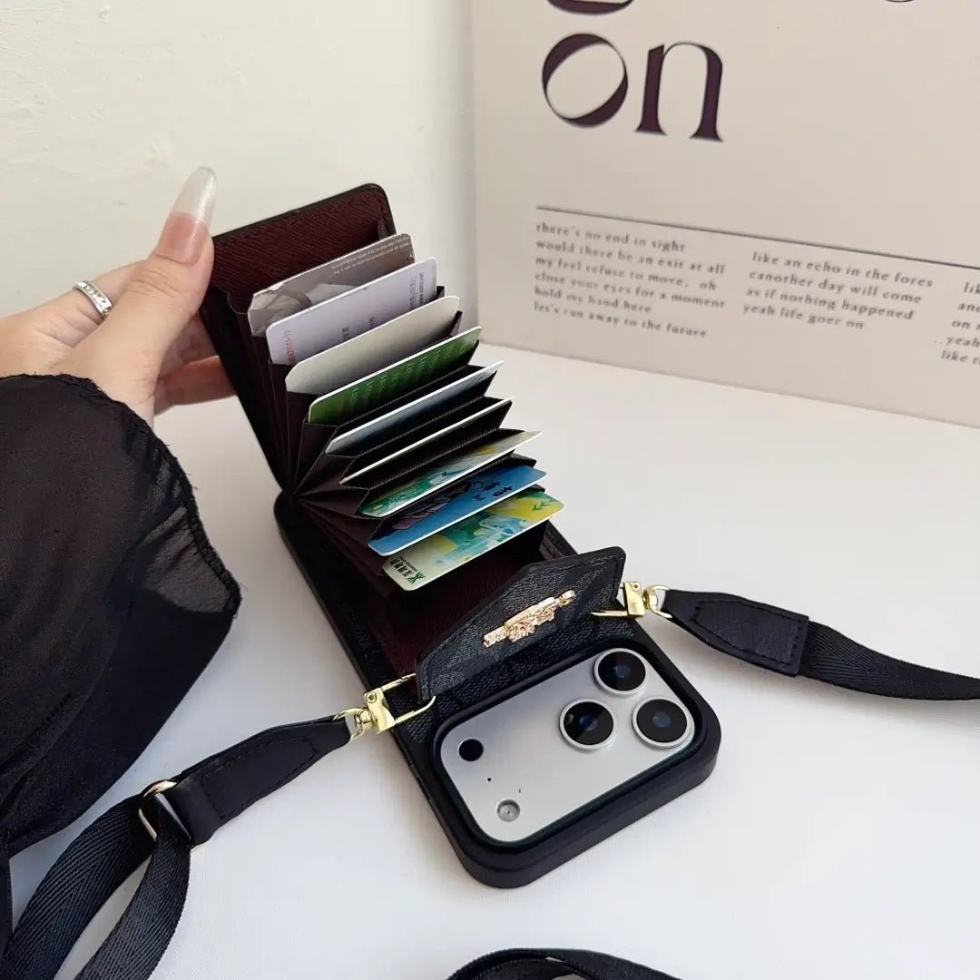 Coach Leather Crossbody Phone Case - The Luxe Case