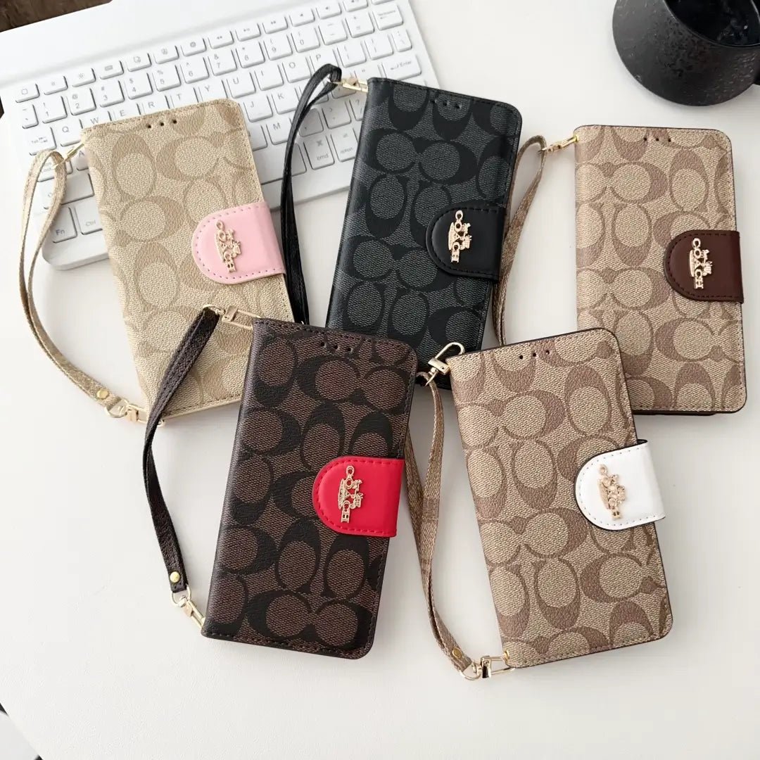 Coach Monogram Leather iPhone Case Bag - The Luxe Case