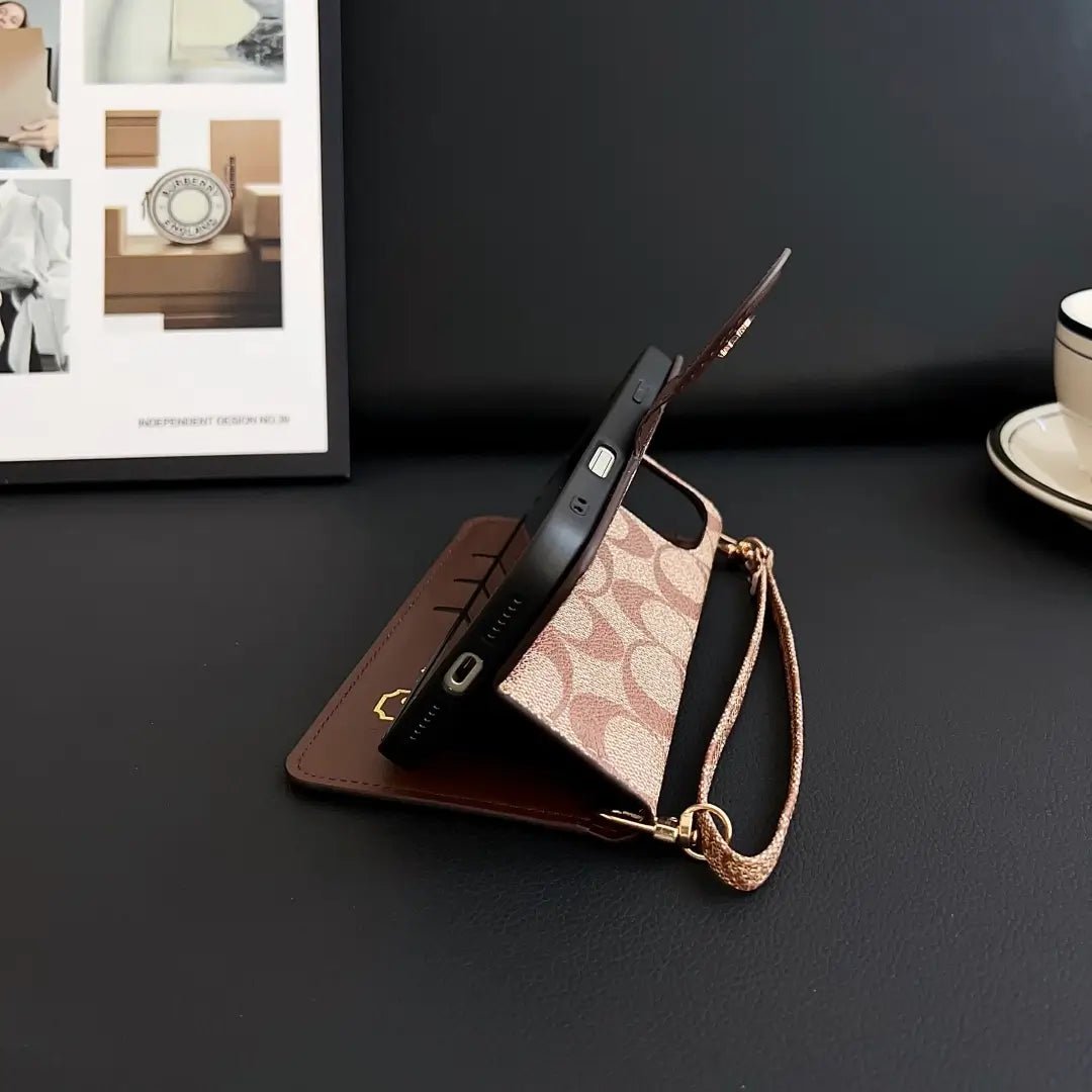 Coach Monogram Leather iPhone Case Bag - The Luxe Case