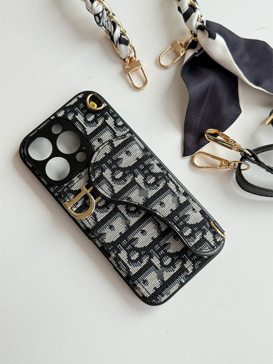 D series Phone case 1015 | with card holder (subject to the video) - The Luxe Case