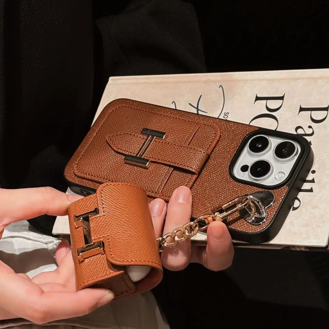 H iPhone Case +AirPods Case - The Luxe Case