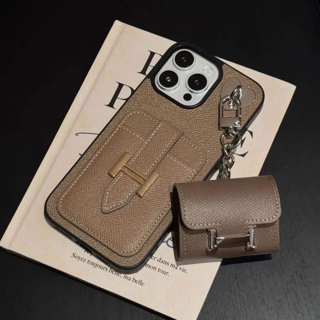 H iPhone Case +AirPods Case - The Luxe Case