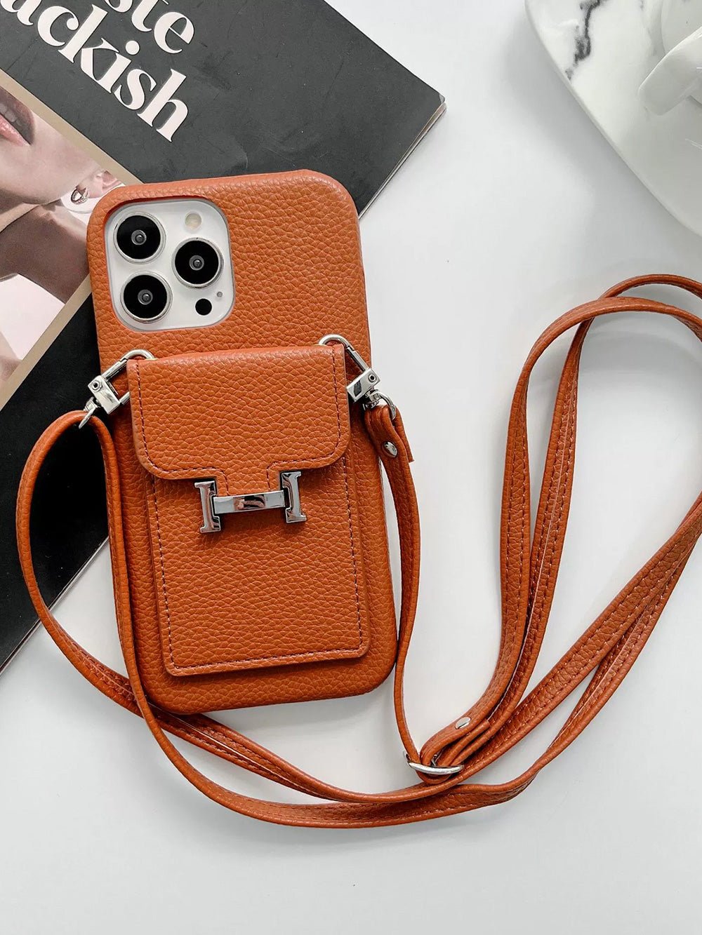 H Series iPhone case 2005 | Accordion card holder (subject to the video) - The Luxe Case