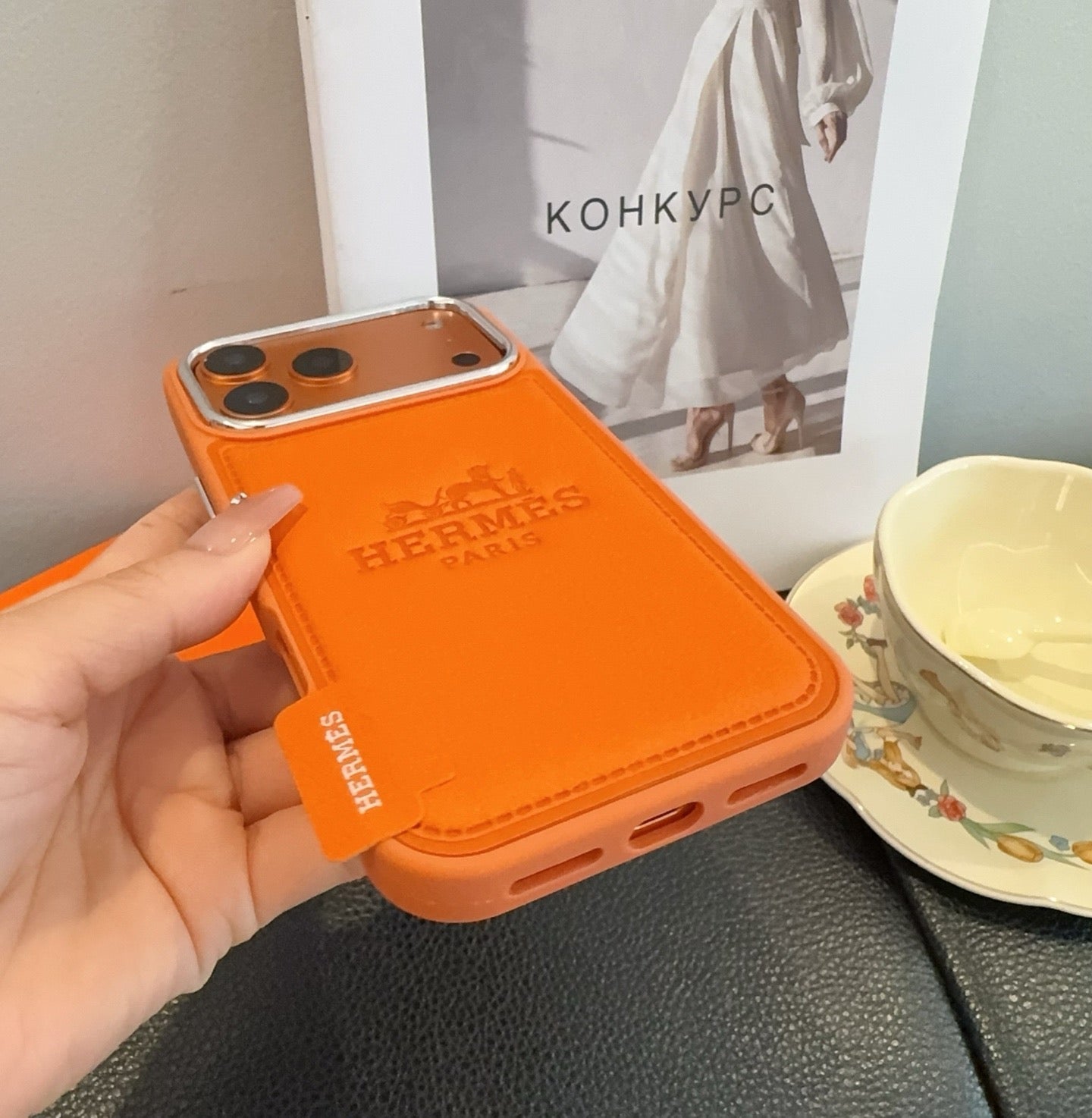Hermès Starry Series Full-Wrap iPhone Case - The Luxe Case