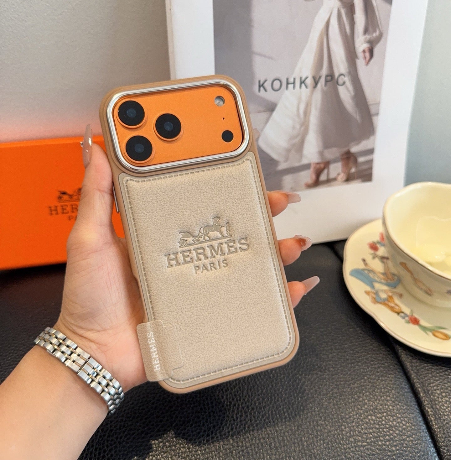 Hermès Starry Series Full-Wrap iPhone Case - The Luxe Case