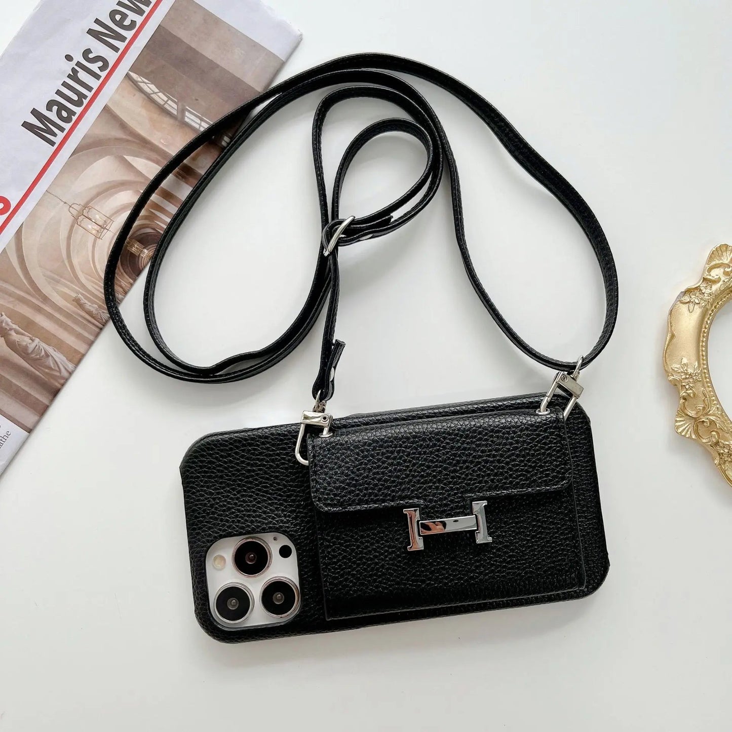 Hermès-Style iPhone Case-Horizontal - The Luxe Case