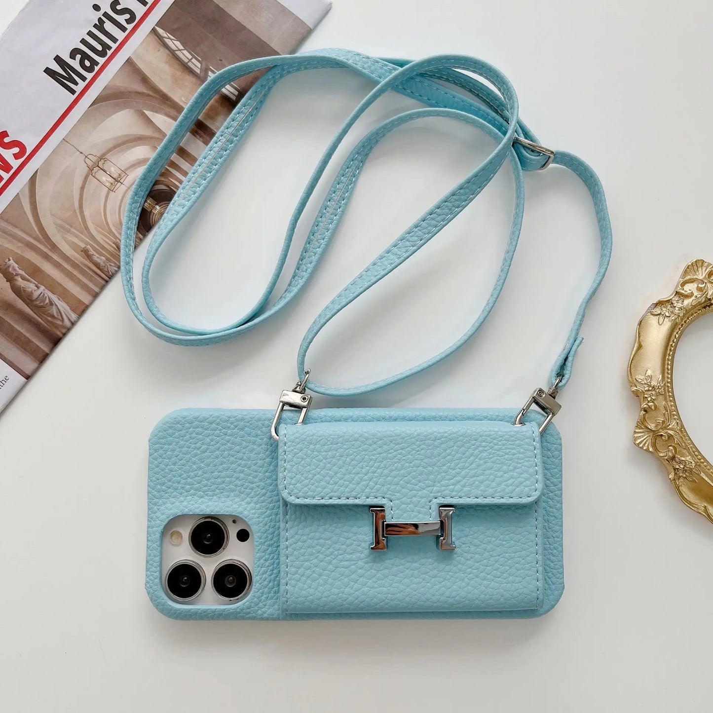 Hermès-Style iPhone Case-Horizontal - The Luxe Case
