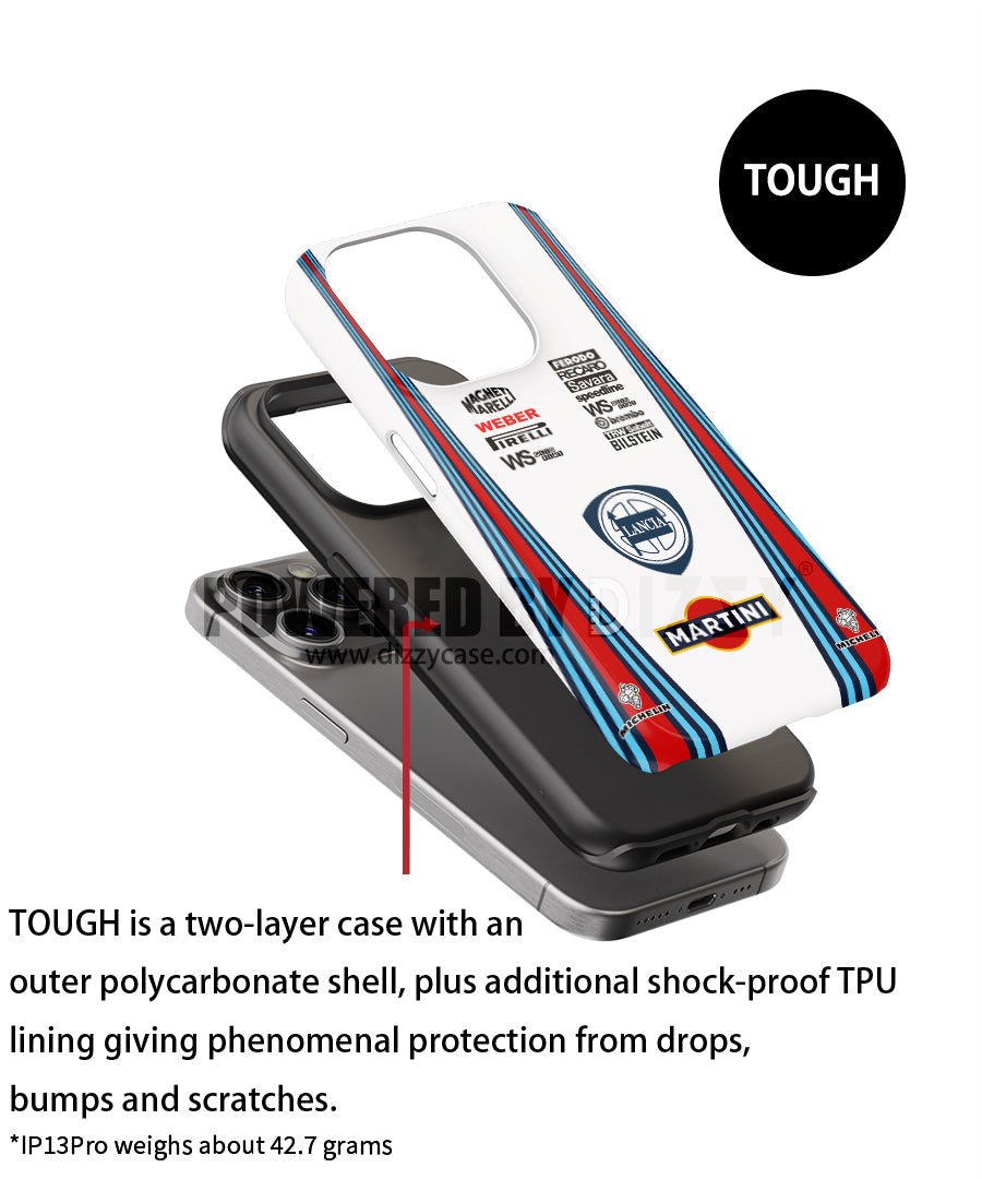 Lancia Delta HF Integrale Phone Case – Iconic Martini Livery - The Luxe Case