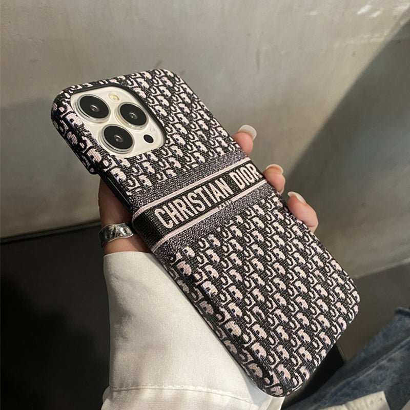 Luxury CD iPhone Case Black - The Luxe Case