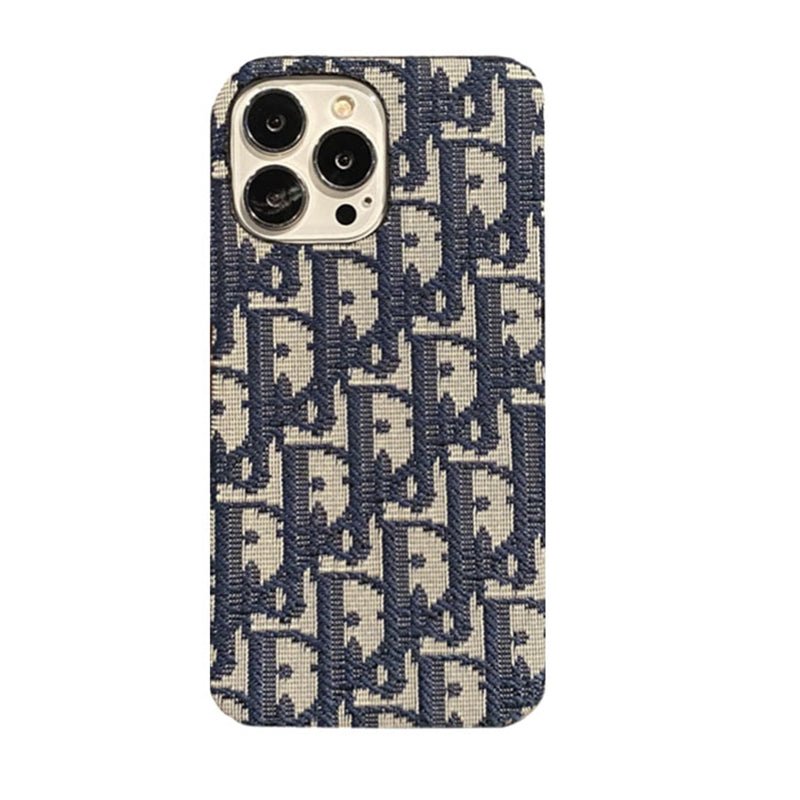 Luxury CD iPhone Case Classic Fabric Gray - The Luxe Case