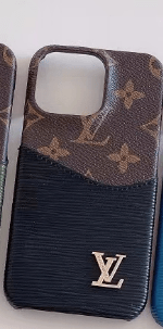 Luxury LV-Inspired Monogram Phone Cases with Elegant Textured Finish - The Luxe Case