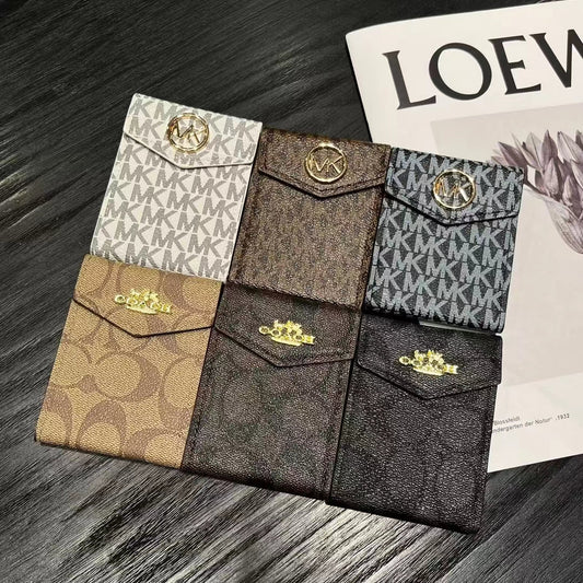Luxury MK & CO -inspired monogram card holder wallets - The Luxe Case