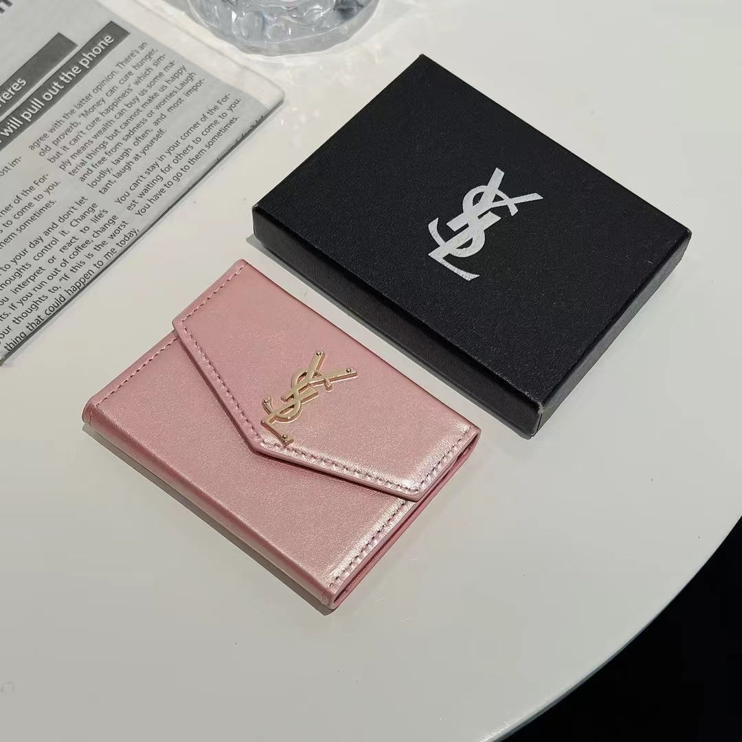 Luxury YSL-Inspired Monogram Card Case - The Luxe Case